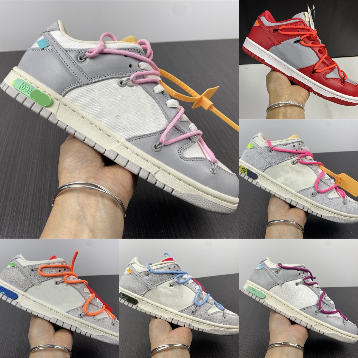 

2022 Off Authentic Women Fashion Running Shoes 01 09 12 17 49 of 50 Collection Sail White Orange University Red Blue Pine Green White Black Purple Men Sport Sneakers, No.9
