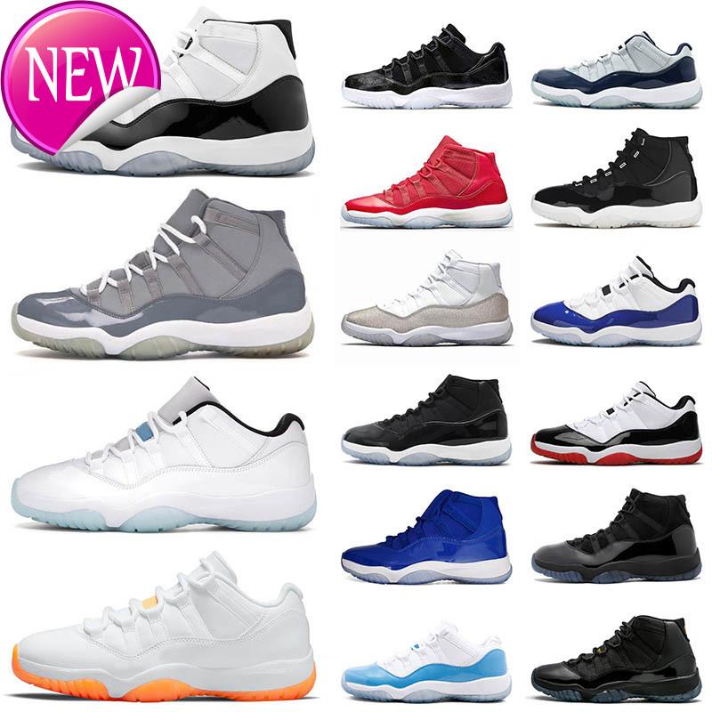 

Jumpman 11 Basketball Shoes 11s Xi Sports Sneakers Citrus Low Legend Blue High 25th Concord Bred Space Jam Gamma Men Women Trainers, Box