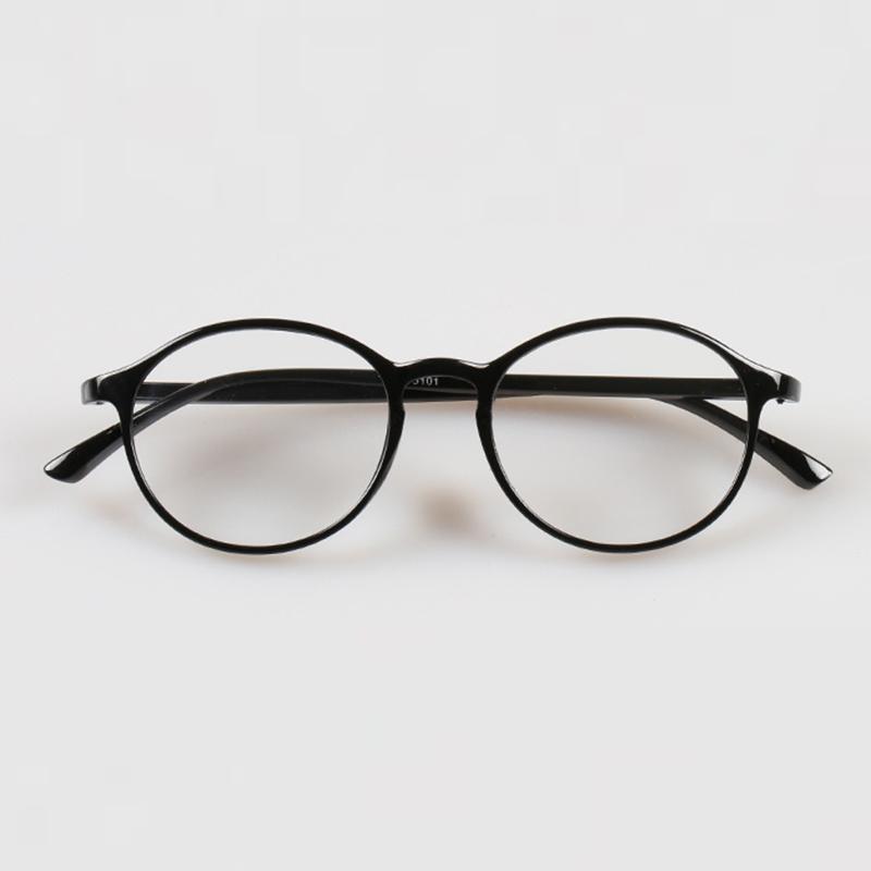 

Fashion Sunglasses Frames Round Men Women Plain Glasses Retro Black Leopard TR90 Eyeglasses Frame Gray No Degree Flat Mirror Purple Wine Red