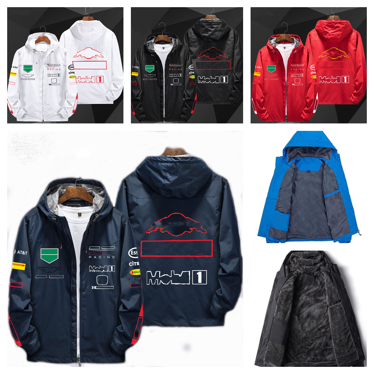 

F1 Formula One racing hoodie autumn and winter team waterproof jacket spot sale