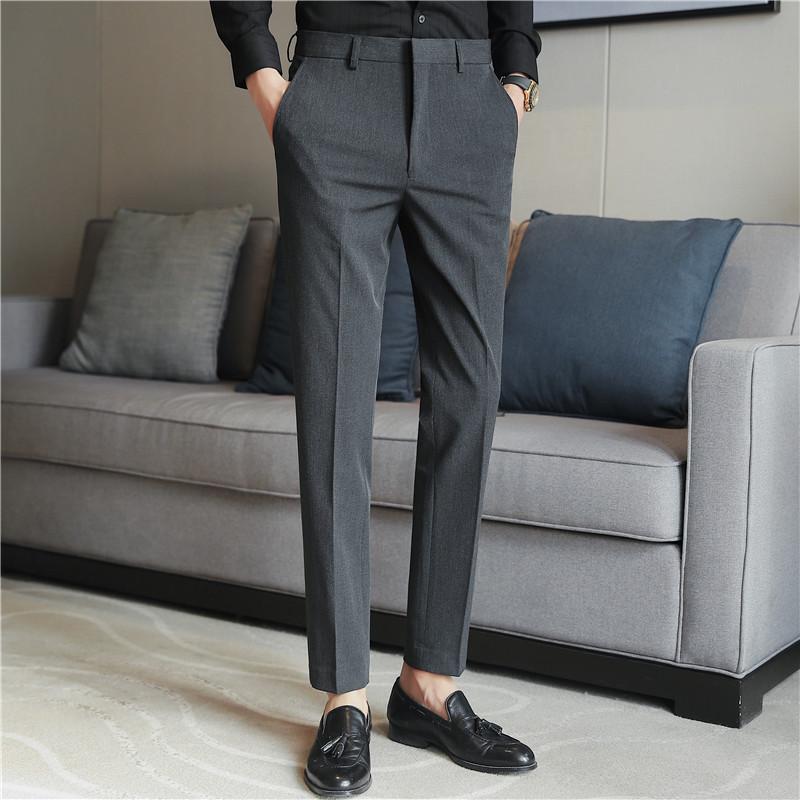

Men's Suits & Blazers Fashion Trend Golf Man Suit Pants Big Size Mens Slim Fit Trousers Formal Pantalon De Vestir Para HombresMen's, Black