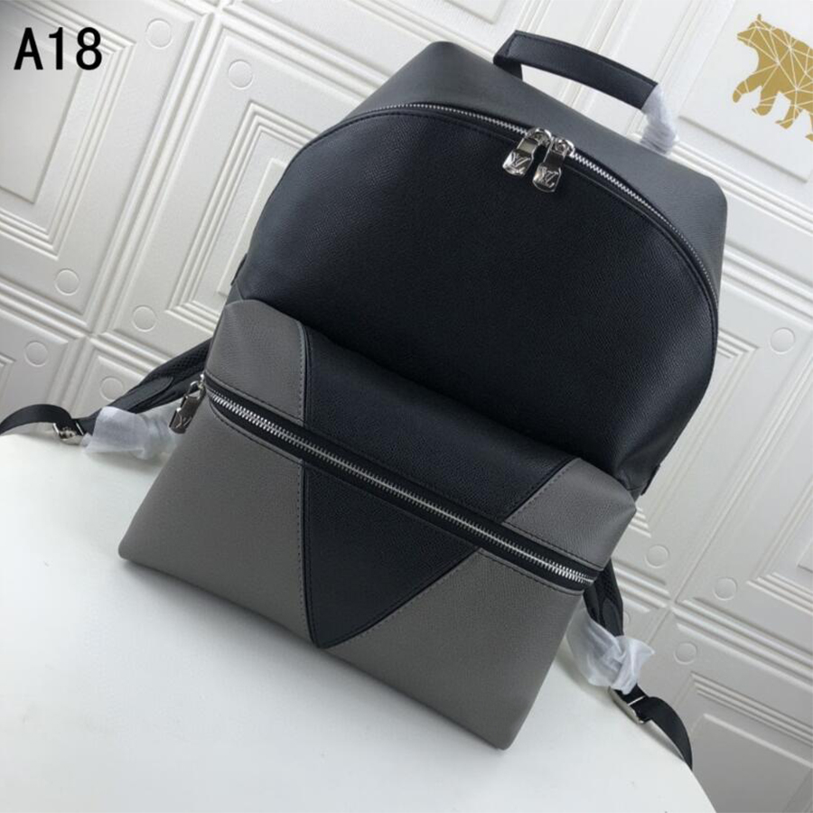 

HBP Designer CHRISTOPHER SLIM Men BACKPACK bag Cowhide black leather double-stitched flap strap travel luggage laptop tote satchel shoulderbag purse Duffle Bags