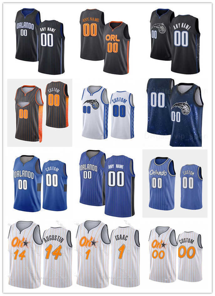 

75th Custom Mens Womens Youth Orlando''Magic''Michael 7 Carter-Williams R.J. 13 Hampton Gary 14 Harris Jonathan 1 Isaac Basketball Jerseys, Color