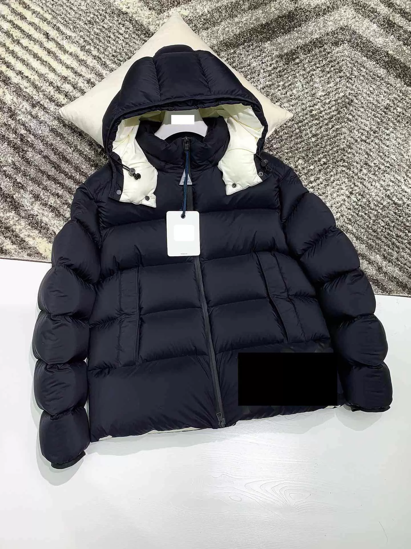 

Luxury French men's down jacket france brand designer zipper parka Hooded collar Same style for men and women coat, Supplement (not shipped separately)
