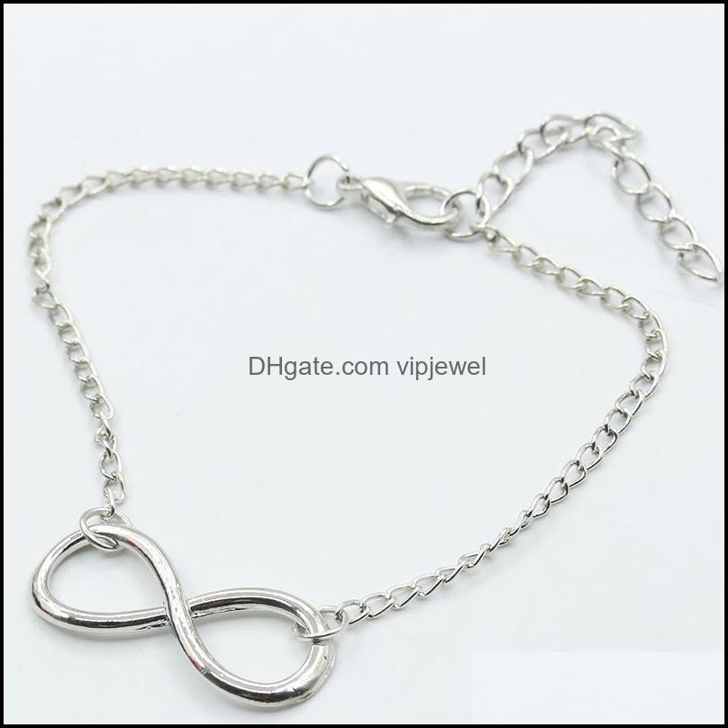 

Charm Bracelets Bangles Bijoux Fashion Wedding Jewelry Accessories Infinity Vipjewel Drop Delivery 2021 Vipjewel Dhjs5