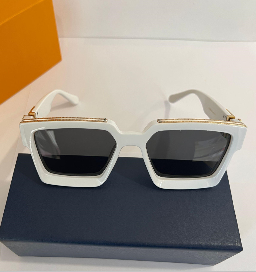 

2022 Luxury MILLIONAIRE Sunglasses for men and women square full frame Vintage unisex Shiny Gold good sell plated Top quality Come With Package