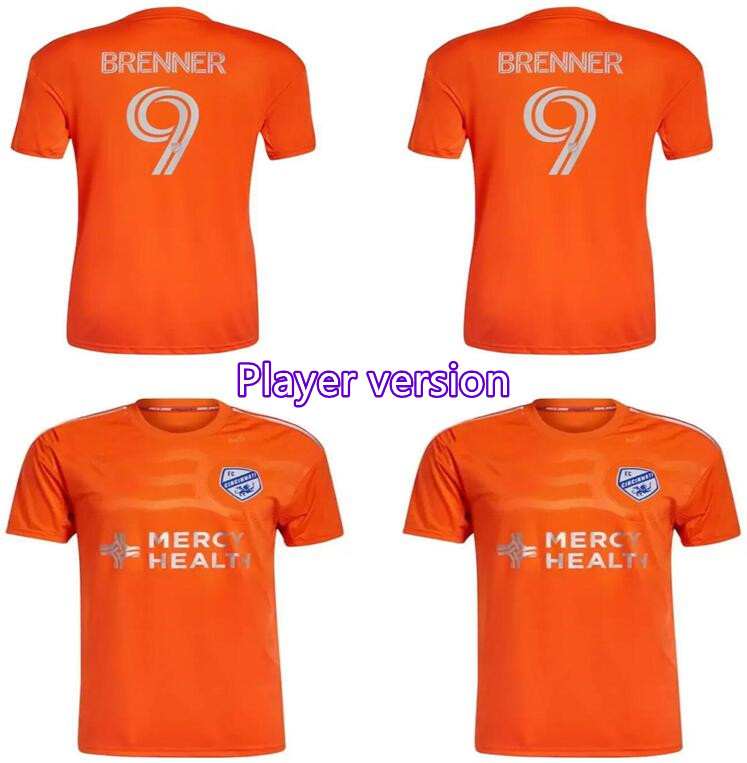 

New FC Cincinnati 2022 2023 mls Dynami soccer Jersey home kit 22 23 camisetas KUBO Brenner LOCADIA MATARRITA football shirts uniform