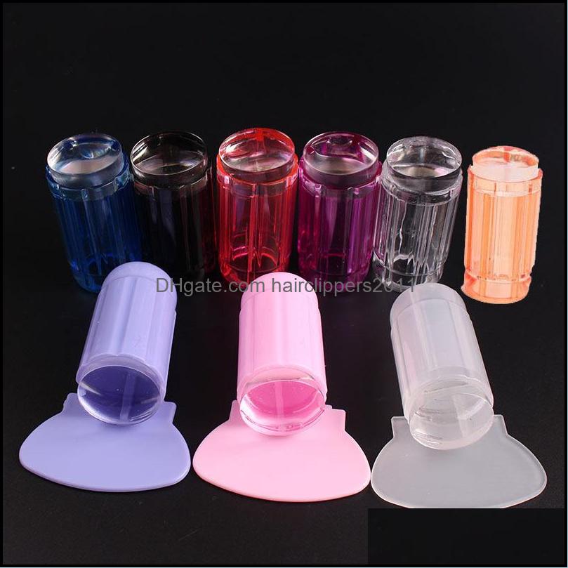 

Nail Art Templates Salon Health Beauty Diy Stamper Seal With Scraper Transparent Manicure Stam Tool Fast F3279 Drop Delivery 2021 Bl9Rf