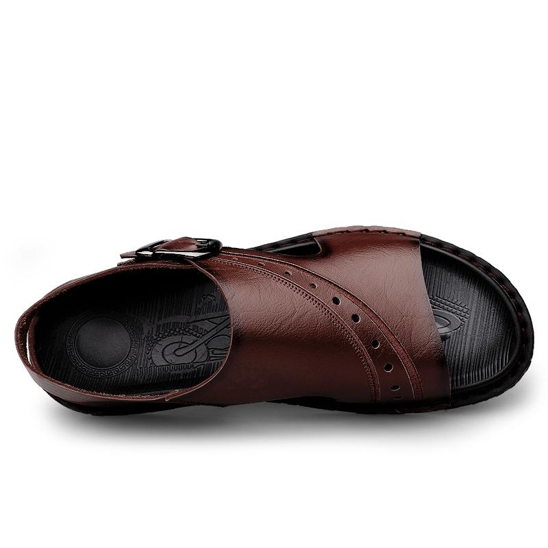 

Sandals Summer Platform Men Classic Walking Slippers Outdoor Casual Slides Lightweight Comfortable Men's Beach ShoesSandals, Black