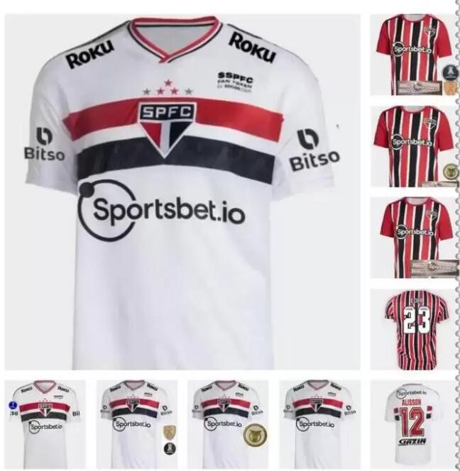 

Player version FC Sao Paulo soccer jerseys 2022 2023 football shirt DANI ALVES PABLO PATO jerseys camisa de futebol 22 23
