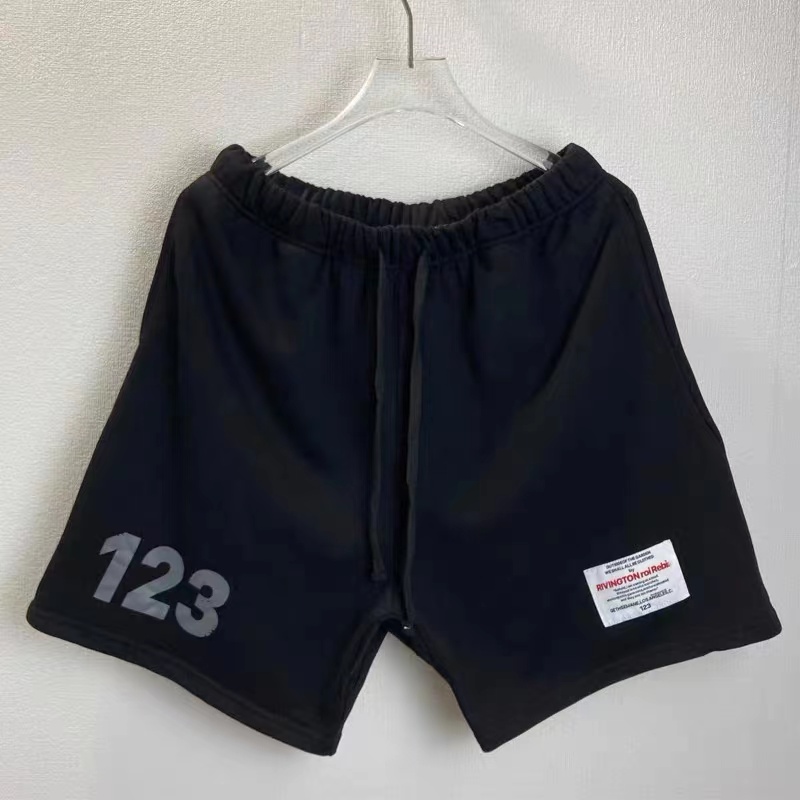 

Simple Style Men Oversize Drawstring Shorts Pants, Color 4