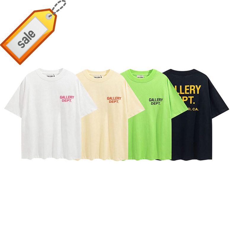 

Summer gallerydept Alphabet Print Star Same Round Neck Cotton Short Sleeve T-shirt for Men and Women Loversi1, Black