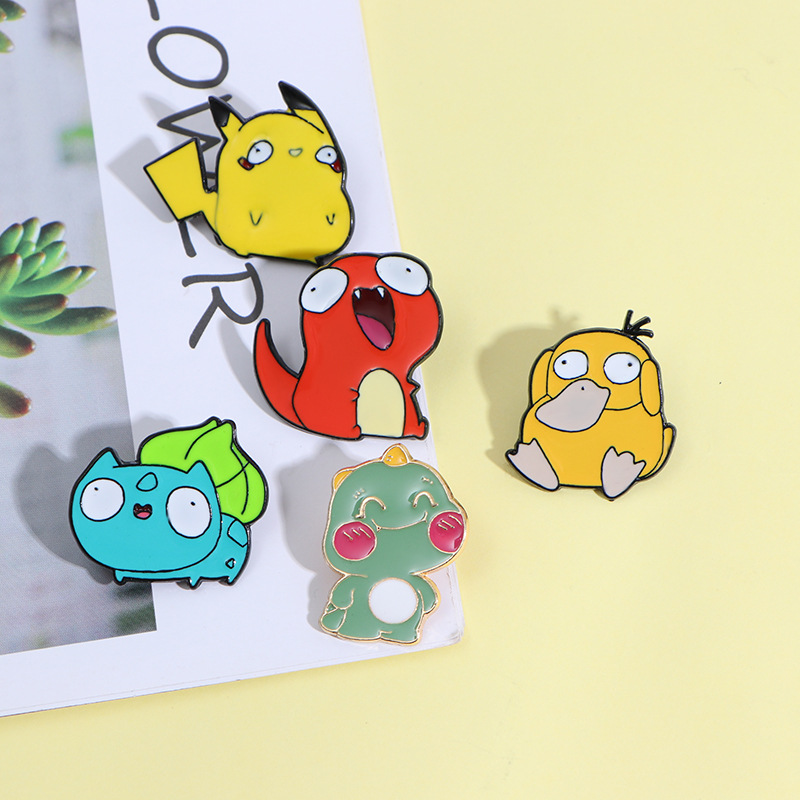 

Cute Anime Movies Games Hard Enamel Pins Collect Metal Cartoon Brooch Backpack Hat Bag Collar Lapel Badges Women Fashion Jewelry S6063, Mixed colors