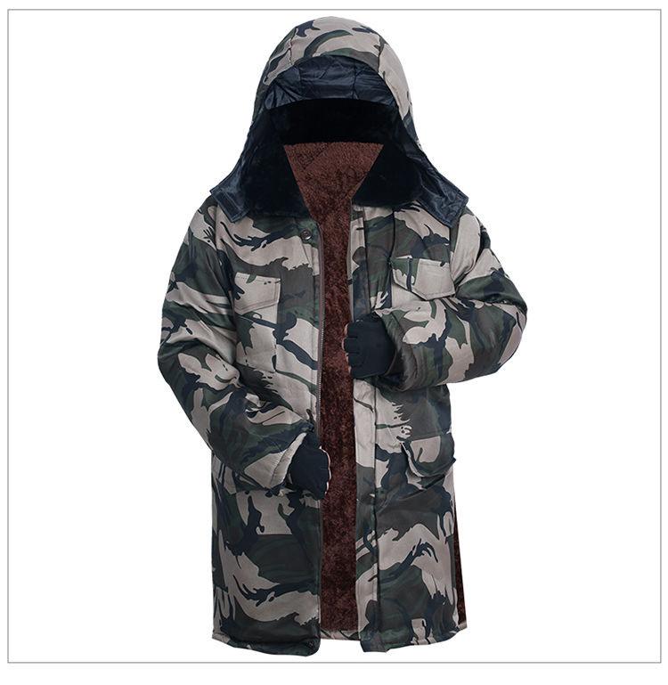 

Men's Trench Coats Men's Outdoor Cotton Padded Jacket Military Coat Winter Special Thickened Camouflage Architectural Suit High QualityM, Style 4