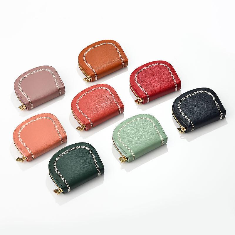 

Evening Bags Arrival Wallet Short Women Wallets Zipper Purse Fashion Panelled Trendy Coin Card Holder Leather B144Evening