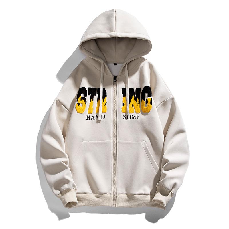 

Men's Hoodies & Sweatshirts Spring Autumn Zip Up Black Red Hoodie Sweatshirt Men's Flannel Fleece Hip Hop Streetwear Casual Cardigan Lon, Dm22320 3