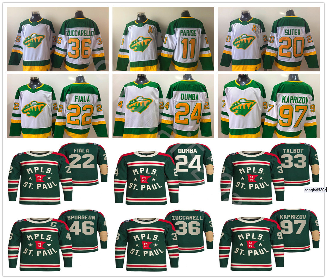 

2022 Winter Classic Hockey Minnesota Wild 97 Kirill Kaprizov Jersey 46 Jared Spurgeon Zach Parise Kevin Fiala Mats Zuccarello Matt Dumba nhl's Jerseys, Multi