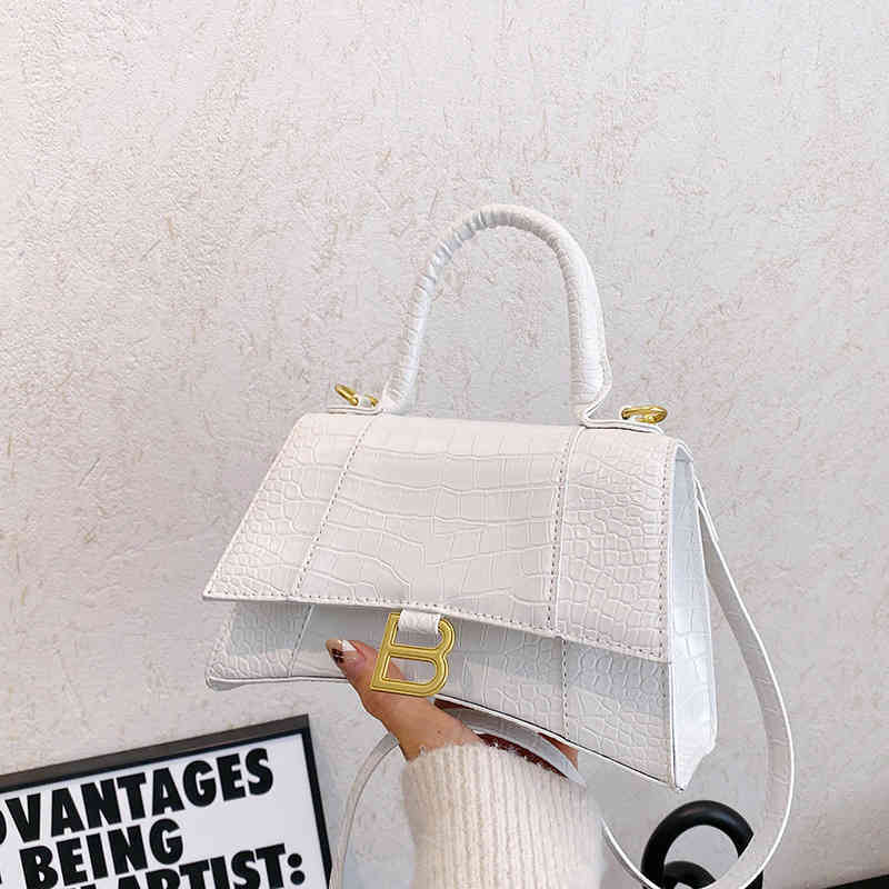 Purse Sale Women's bag 2022 spring new handbag handbags patent leather belt strap shoulder bag fashion messenger bag-image-771696539