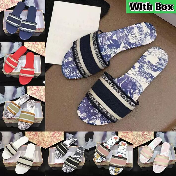 

Women's Slippers 2022 Summer Home Slipper Fashion Sandals Flat Slides Classic Designer Flip Flop Sandals Women Female Mules 42, 10