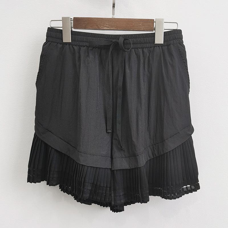 

Women' Shorts 2022 Summer High Quality Women Fashion Cotton Loose Ladies Solid Color Casual Elegant Female T812, Black