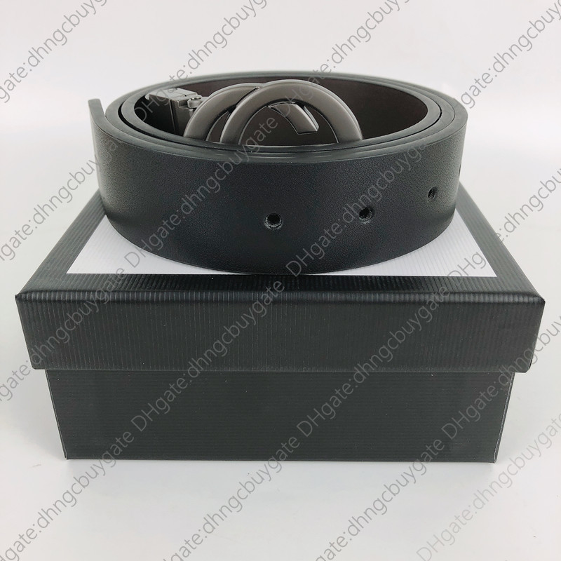 

Belts Designer Mens Designer Womens Leather Belt Fashion Black Golden Grey Buckle Beltss Width 3.8cm with Box