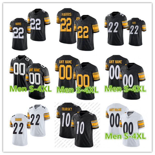 

Custom 10 Mitchell Trubisky Pittsburgh''Steelers''22 Najee Harris 90 T.J. Watt 43 Troy Polamalu 55 Devin Bush 8 Kenny Pickett Football Jerseys, Colour