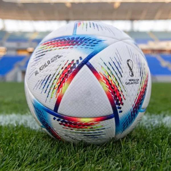 

New Qatar top quality World Cup 2022 soccer Ball Size 5 high-grade nice match football Ship the balls without air3253