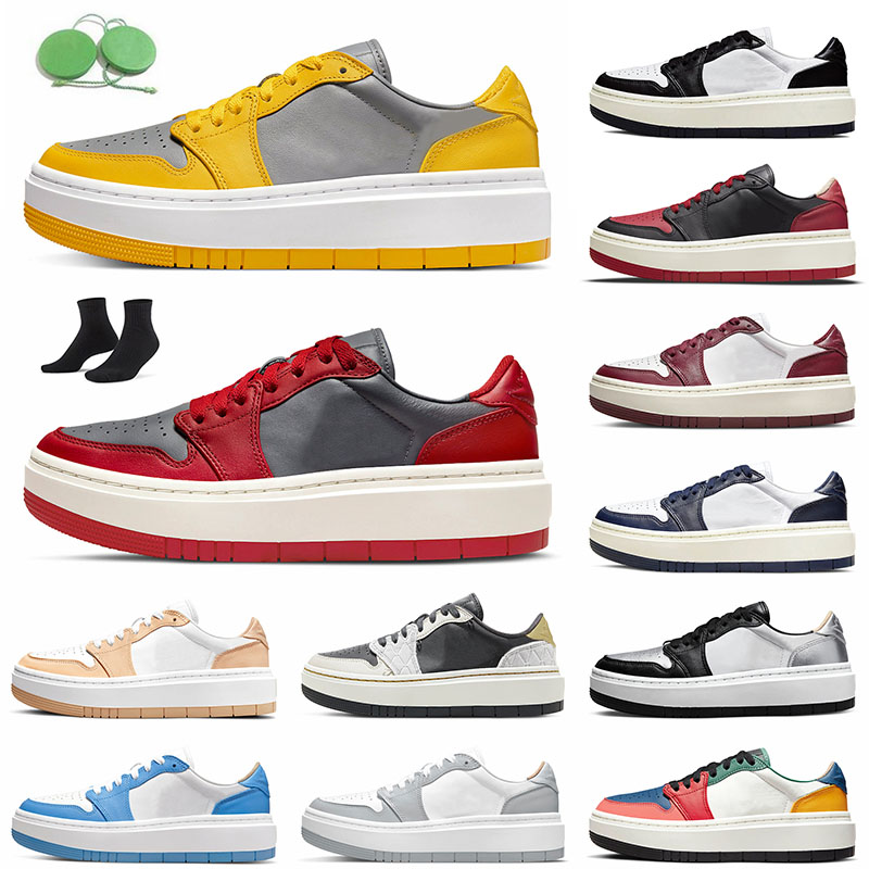 

With Tag Jumpman 1 Low Elevate Onyx mens womens basketball shoes 1s lows Light Bone Midnight Navy men Silver Red trainers sports sneakers UNLV runners Jogging 36-46, 36-46 onyx