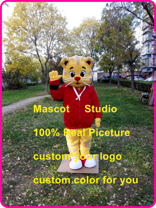 

tiger mascot costume custom custom adult size cartoon character fancy dress carnival costume 41529, Red