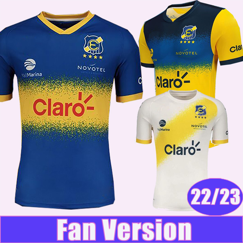 

22 23 Everton de Vina del Mar Mens Soccer Jerseys CUEVAS CAMPOS O. ECHEVERRIA MADRID DI YORIO CAMPOS L Home Away 3rd Footall Shirts Short sleeve Uniform, Qm9446 22 23 home no patch