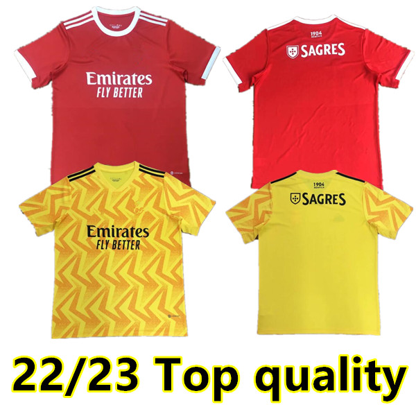

22 23 FANS EVERTON Benfica Soccer Jersey JONAS GABRIEL Camiseta SEFEROVIC ZIVKOVIC SALVIO ELISEU FEJSA 2022 2023 Player version Football shirts home red, 22/23 away