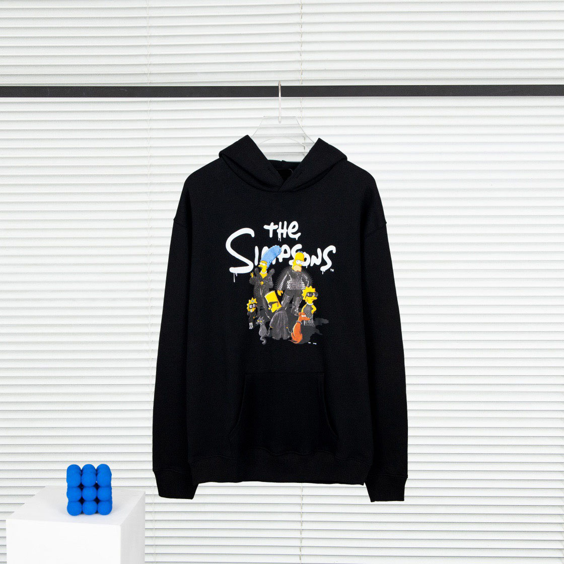 

New AOP jacquard letter knitted sweater in autumn / winter 2022acquard knitting machine e Custom jnlarged detail crew neck cotton cefw3d226, Black