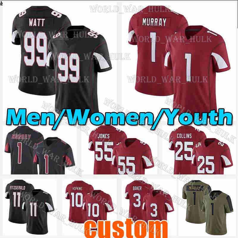 

Arizona''Cardinals''Kyler Murray Football Jersey Budda Baker Marquise Brown DeAndre Hopkins Green J.J. Watt Zach Ertz Isaiah Simmons Trey McBride Cameron Thomas, Men custom (h q)