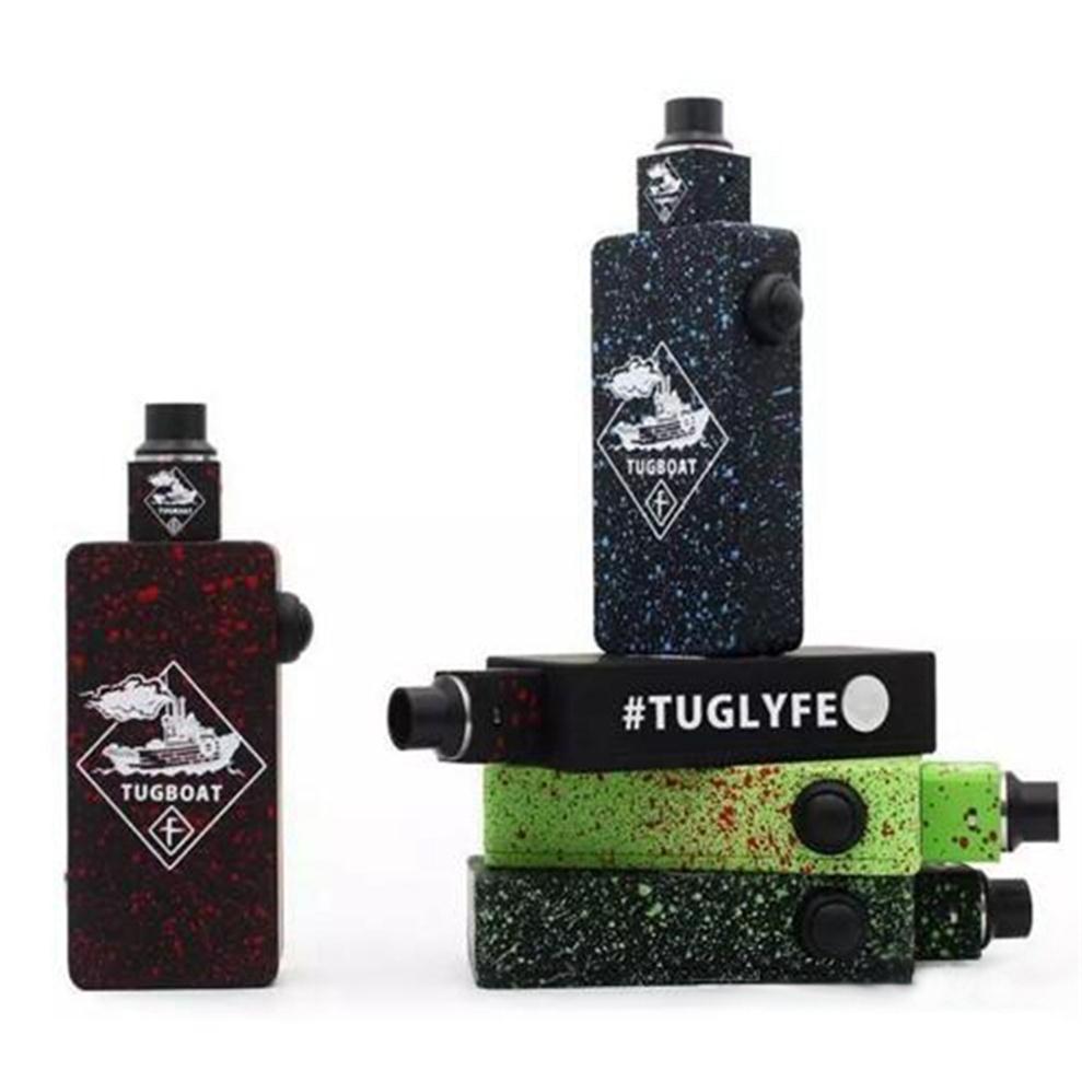 

Popular Tugboat Box Mod Kit with Colorful tuglyfe Unregulated mod Cubed RDA Mechanical velocity RDA Tuglyfe Portable box mod Vapor2393