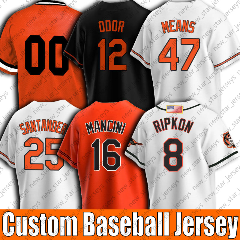 

Baltimores Retro 8 Cal Ripken Jr Jersey Orioles Baseball 31 Cedric Mullins Trey Mancini Anthony Santander Jerseys Rougned Odor Austin Hays Jorge Mateo John Means, Man custom jersey (jy)