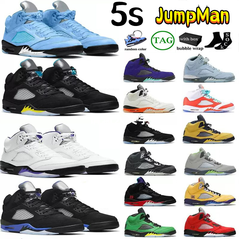 

Basketball Shoes Jumpman Retro 5 5s Men UNC Raging Red Concord Blue Bird Racer Blue Metallic Green Bean Anthracite Stealth 2.0 Alternate Bel Sports Sneakers 40-47, I need look other product