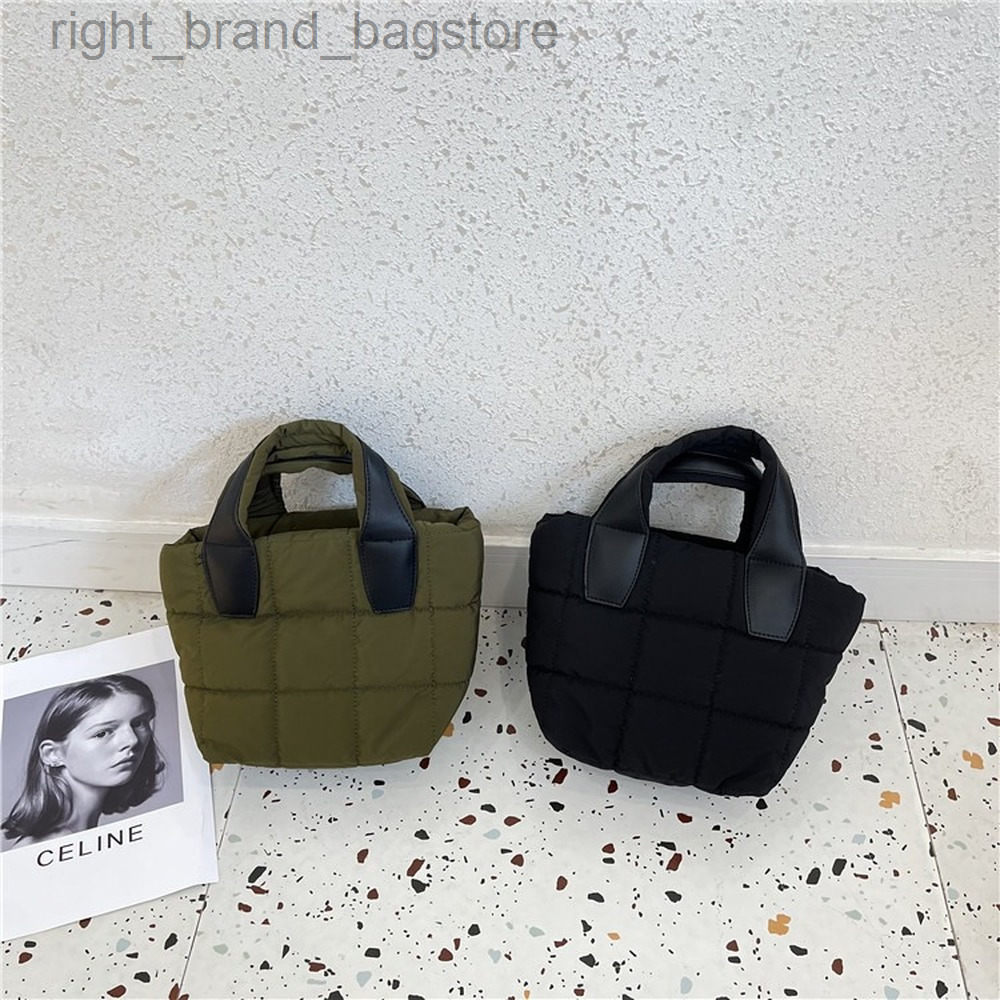 

Cotton Quilting Shoulder Crossbody Bags for Women 2022 Winter Down Padded Handbags Light Tote Small Shopper Purses Dropshipping W220813, Light apricot