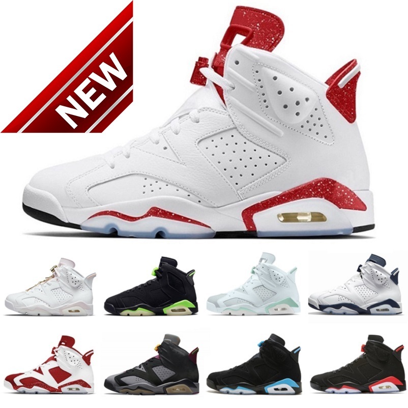 

Jumpman 6 6s mens basketball shoes Red Oreo UNC Mint Foam Carmine Electric Green Gold Hoops Bordeaux Black Infrared Floral Midnight Navy men, Pay for box