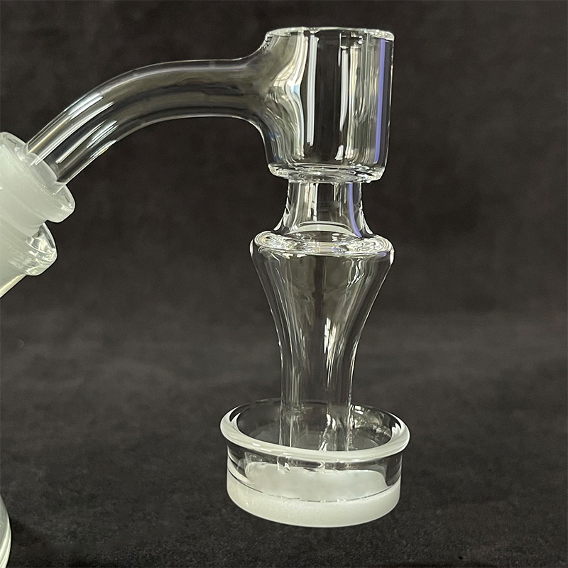 

New Beracky High Quality Full Weld Smoking Beveled Edge Terp Slurper Quartz Banger With Blender Bottom 30mm OD Slurpers Seamless Nails For Glass Water Bongs Dab Rigs
