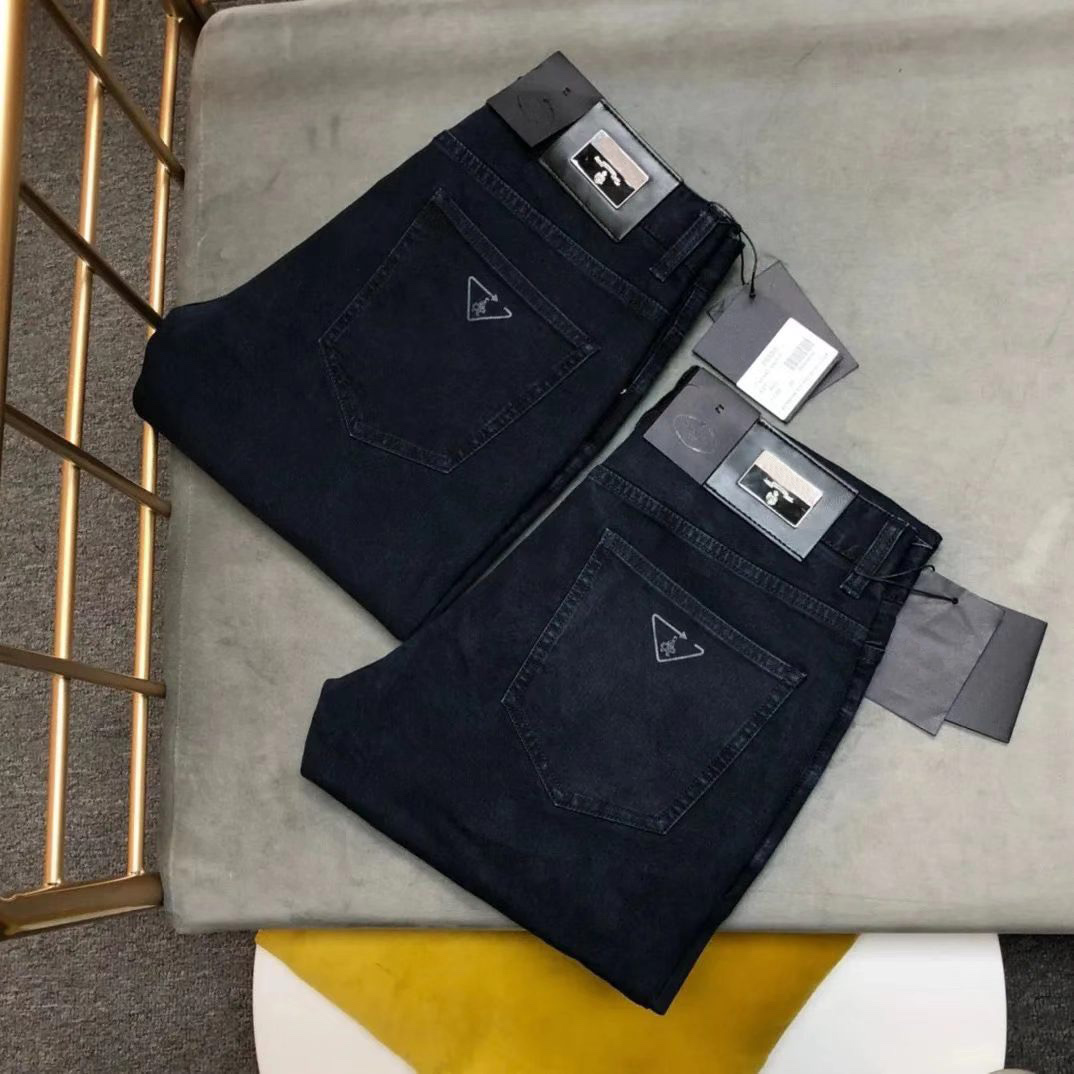 

2022 mens designer jeans hip hop retro denim pants High-end denim quality Fine and perfect workmanship Pocket logo letter embroidery Three-dimensional trademark, Black