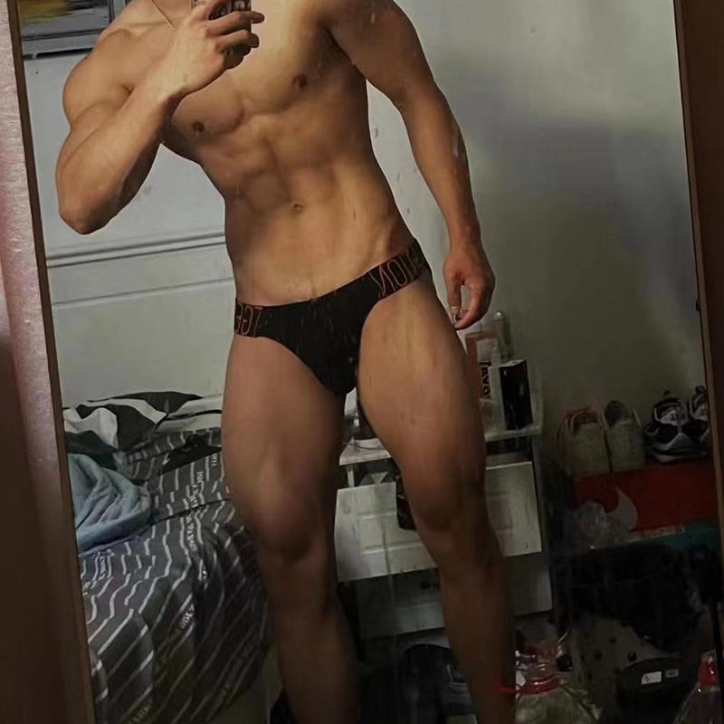 

Underpants Fashion Men Underwear Cotton Briefs Low Waist Sexy Mens Panties Bikini Gay Comfortable Men's Male U ConvexUnderpants, Or6231-pink