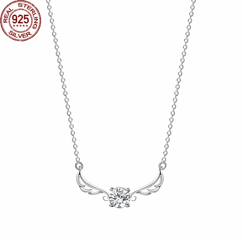 

S925 Sterling Silver with Your Zircon Necklace and Korean Small Fresh Antler fo