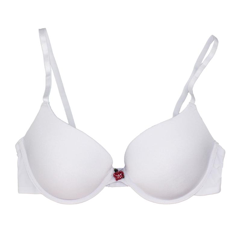 

Bras Sexy White Push Up Bra 3/4 Cup Women Underwear Fashion Bralette 28-38 A/B/C, As pic