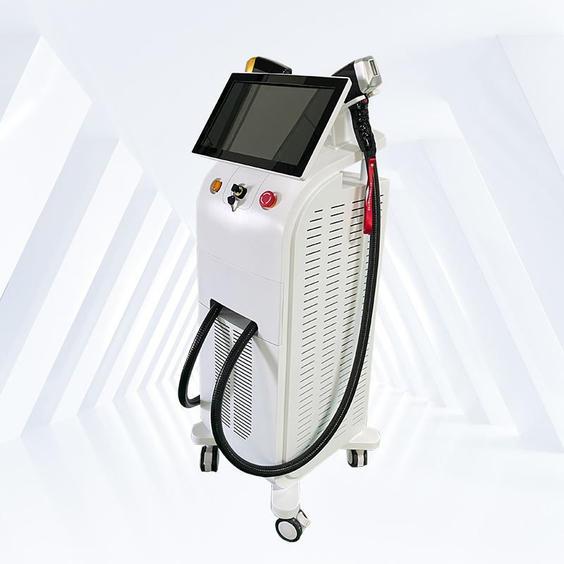 

2022 Double Handle 3 wavelengths Diode Laser Hair Removal Machine accectable factory directly sales price free logo