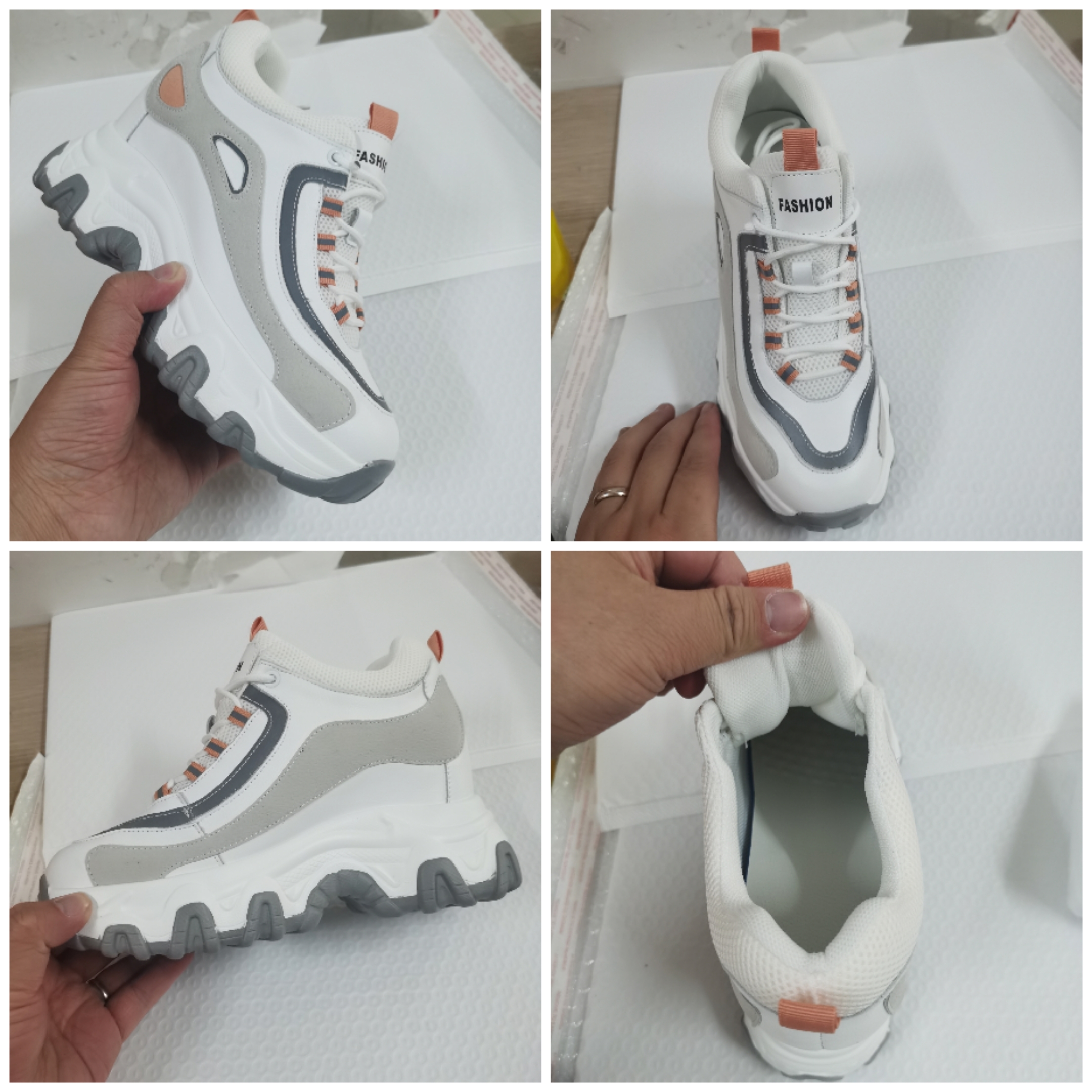 

9cm Genuine Leather Platform Wedge Hidden Heel Women Casual Shoes Chunky Sneakers Za Ins Fashion Winter Warm Sneakers Boot, Black no plush