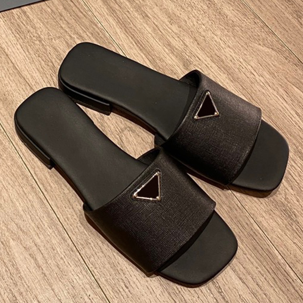 

Popular Triangle sandal Slippers Classic Sandals Simple Design Style Generous Elegant Classic Elements Highlight Brand Charm Sandal designer Women Flat sandals, Shipping supplement