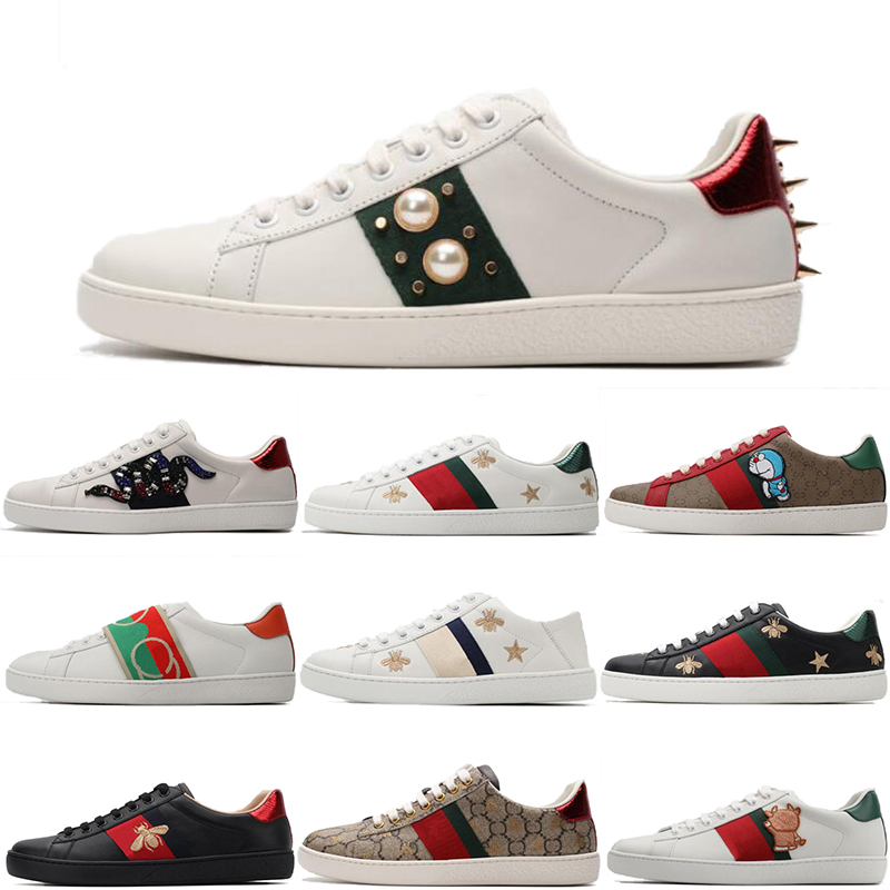 

Top Quality Mens Womens Casual Shoes Luxurys Designers Running Sneakers Bee Snake Embroidery Classic Python Embroidered Lover Soft Platform Trainers, Please leave a message