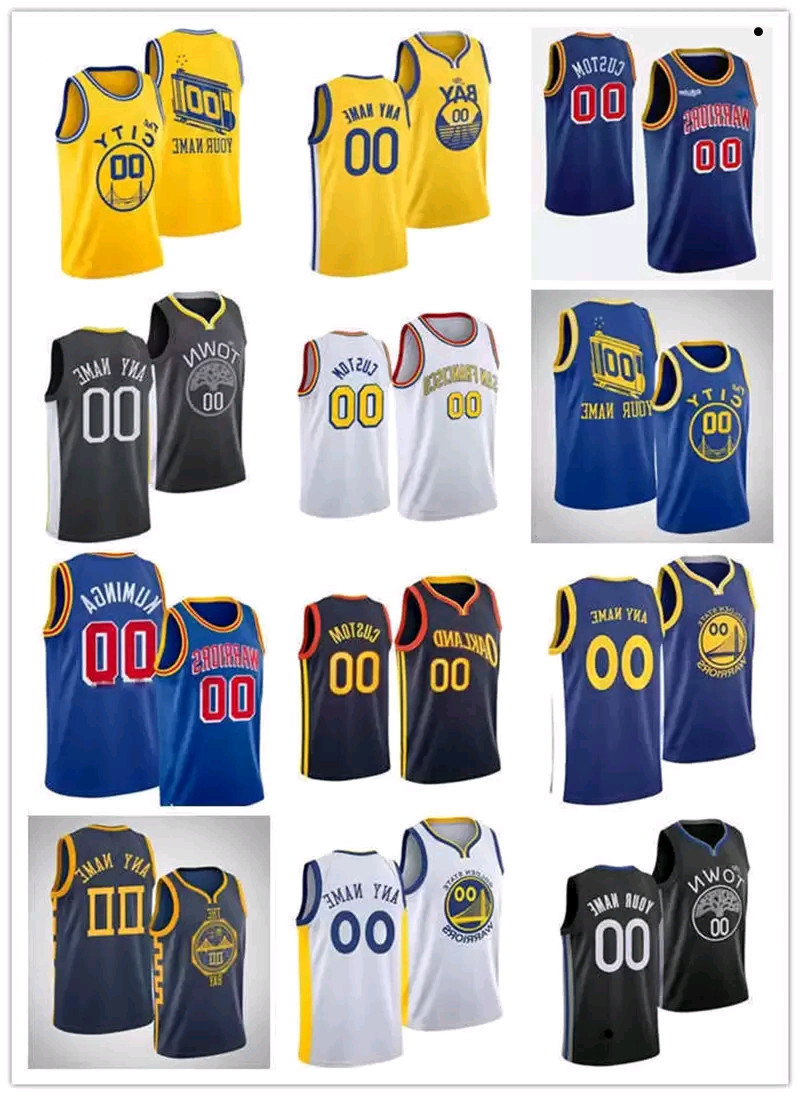 

75th Custom Mens Womens Golden State''Warriors''Jersey 3 Poole 32 Otto Porter 95 TJuan oscano 33 James Wiseman Basketball Jerseys, Color