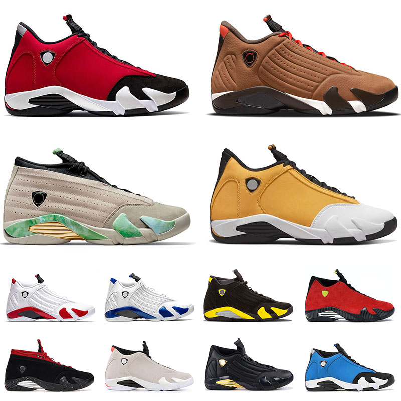 aaa Quality Jumpman 14 14s XIV Designer Basketball Shoes For Mens Ginger Black Toe Candy Cane Desert Sand Gym Blue Red Toro Sports Sneakers Train-image-785187216