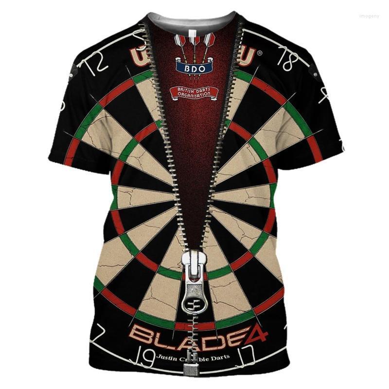 

Men's T-Shirts Funny Bar Dart Board 3D Print Mens Fashion Summer Streetwear Clothing Unisex Short Sleeve Oversized T Shirt Tops TeesMen's Im, 42641